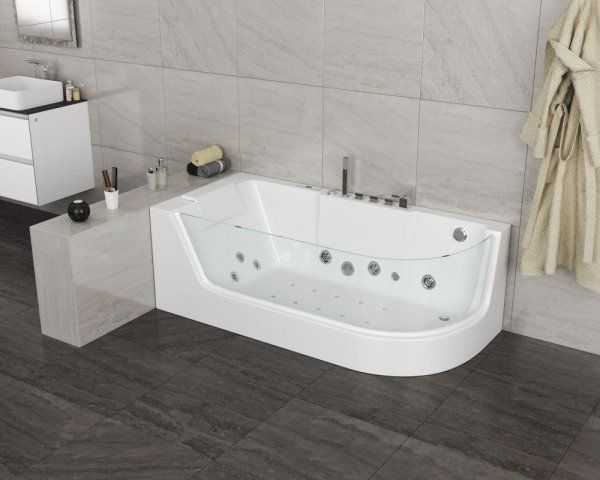 Акриловая ванна Grossman GR-17000L 170х80 L с гидромассажем