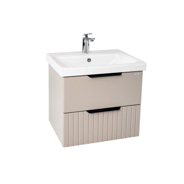 Тумба VIANT "Сицилия" MODUO 50 2 ящика подвесная капучино 380x470x520 (VSIC50MDCAP-T2YP)