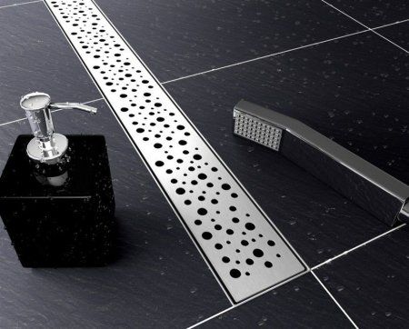 Решетка Tece TECEdrainline Drops 601031 100 нержавеющая сталь матовая