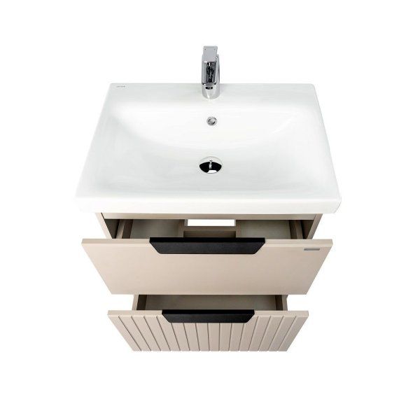 Тумба VIANT "Сицилия" MODUO 60 2 ящика капучино 428x568x820 (VSIC60MDCAP-T2Y)