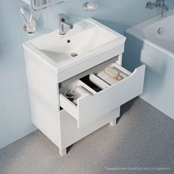 Тумба напольная, 60 см, белый, Sky, IDDIS, SKY60WFi95 подходит умыв. 4076000i28