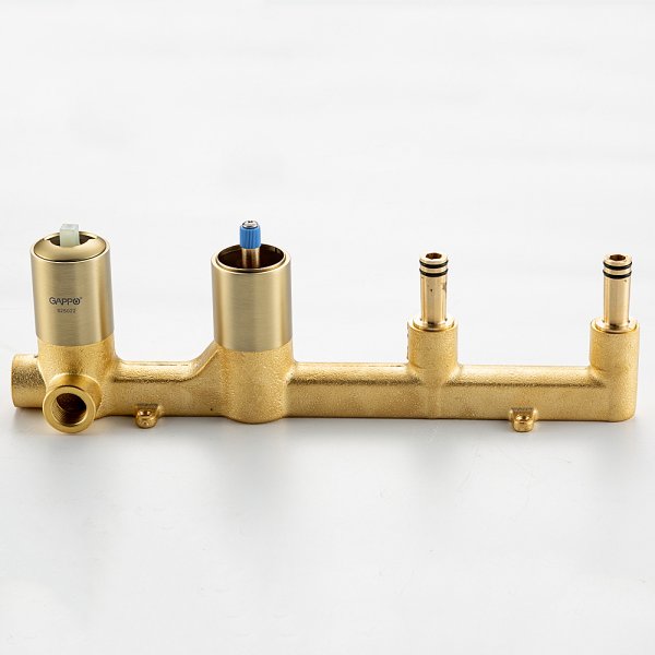 Смеситель для ванны встроенный Gappo G3306-43, розовое золото