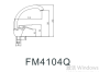 Смеситель для кухонной мойки Fmark (FM4104Q)