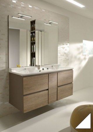 Мебель для ванной Jacob Delafon Soprano 140 см, выдвижной ящик, белый глянец