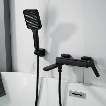 Смеситель для ванны однорычажный  Shevanik S9952H, Черный