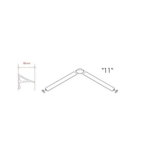 Заглушки Ravak B460000001 11 для декоративной планки белая