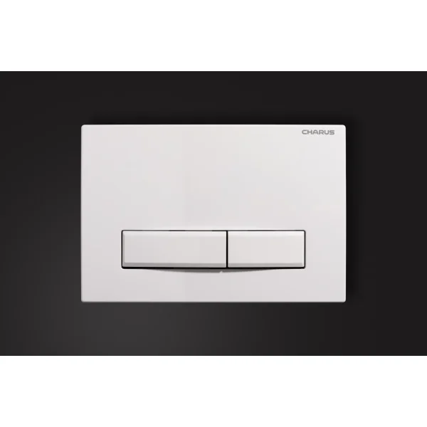 Кнопка смыва Charus Raiden FP.321.11.01 для инсталляции, белый глянец