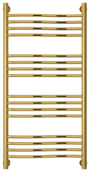 Полотенцесушитель водяной Сунержа Флюид+  03-0222-1050 1000x500 золото