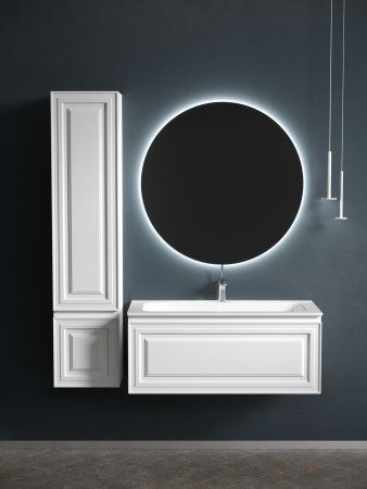 Тумба подвесная SANCOS Very 995х445х406, c одним  ящиком оснащенным доводчиками, Bianco , VR100W