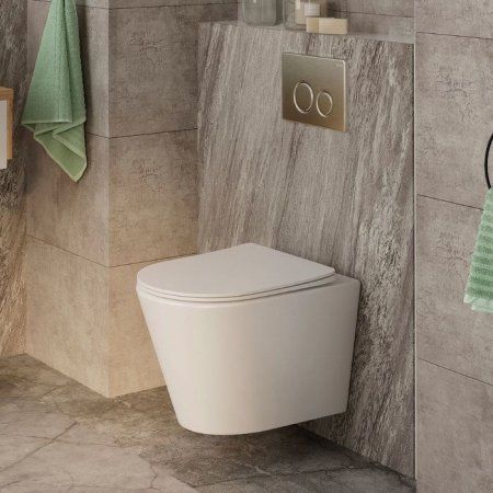 Унитаз подвесной безободковый IDDIS Destino (DEPHSRLXDSIBEiDG25KK)