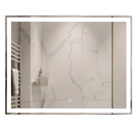 Зеркало SILVER MIRRORS 800*600 открытая подсветка, сенсорный выключатель Norma-Lite (LED-00002595)