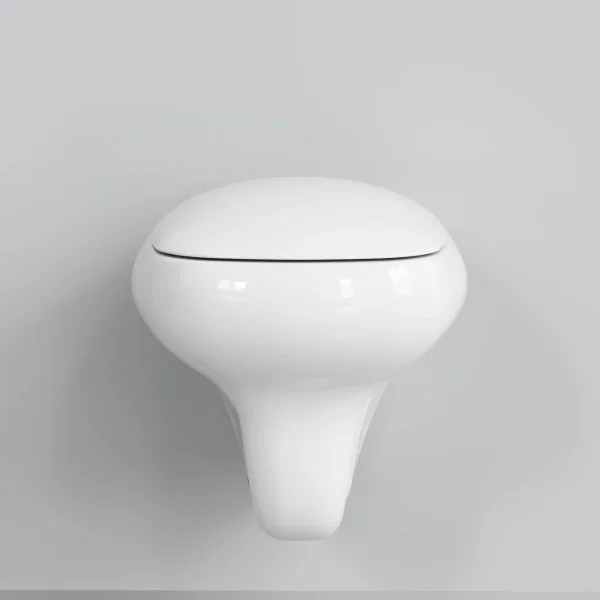 Унитаз подвесной Ambassador Diamond 123T20001R безободковый, белый глянец