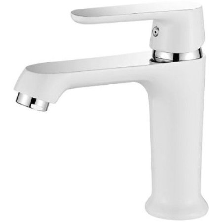 Смеситель Ledeme L1077W белы/хром