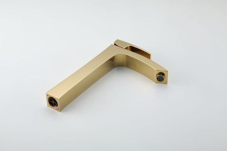 Смеситель для раковины высокий Gappo G1007-32, золото