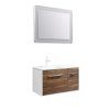 Мебель для ванной Aqwella 5 stars Malaga Mal.01.09/L/CD 90 крафт темный