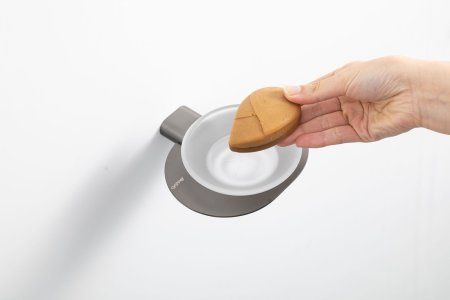 Мыльница стеклянная Gappo G3QQ09GH02TM-9PG оружейная сталь