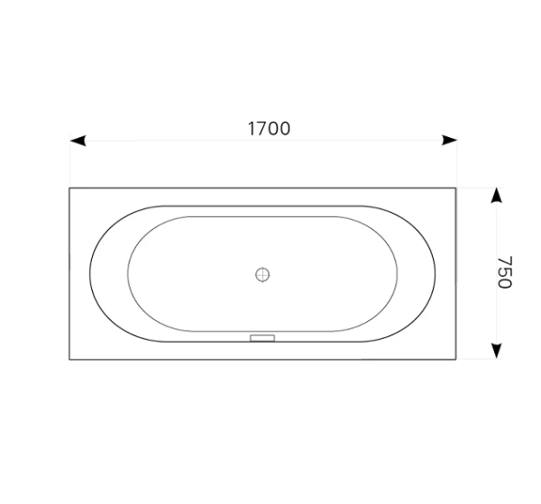 Акриловая ванна Mauersberger Jucunda Duo 1017001101 170х75 белый
