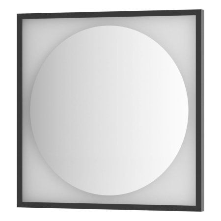 Зеркало с LED-подсветкой настенное Defesto Eclipse DF 2232 70x70 черный