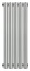 Дизайн-радиатор Сунержа Эстет 500х211 хром (5 секций) водяной