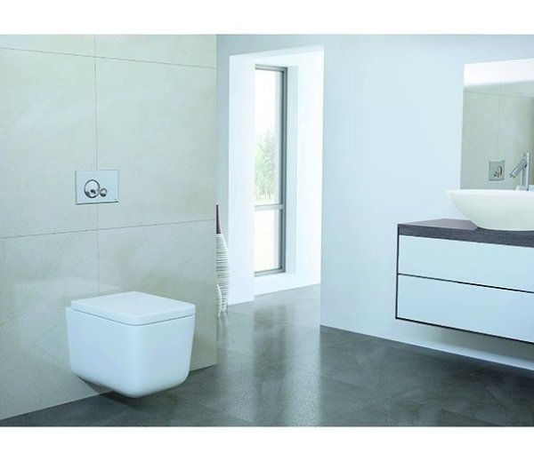 Кнопка смыва Oli Globe 152951 хром матовый