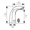Смеситель для раковины KAISER Sensor (38411)