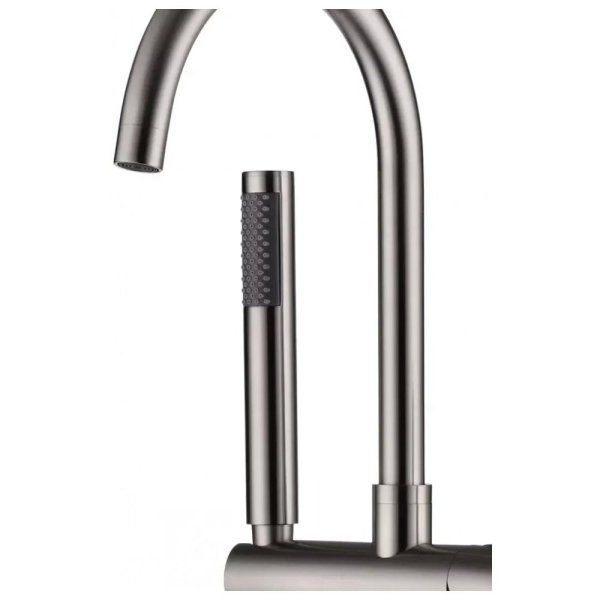 Смеситель напольный для ванны Groсenberg GB900NK, никель