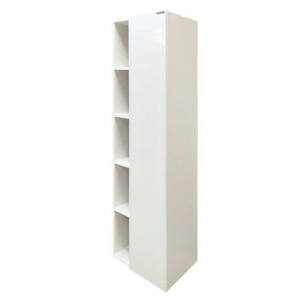 Шкаф-колонна COMFORTY "Милан-40" белый глянец