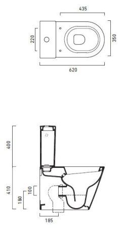 Унитаз-компакт Catalano Zero 62