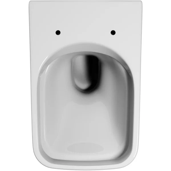 Унитаз подвесной Abber Ultra AC1303 безободковый, с сиденьем микролифт, белый