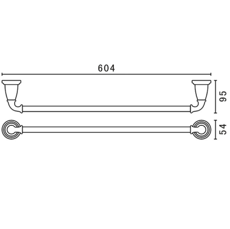Полотенцедержатель Art&Max Bianchi AM-3624AW-Do золото