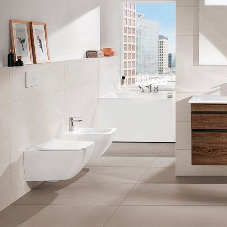 Унитаз подвесной Villeroy & Boch Venticello 4611R0R1+9M80S101 альпийский белый CeramicPlus