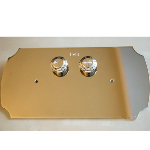 Кнопка смыва Devon&Devon DEPLOT для встроенного бачка, золото