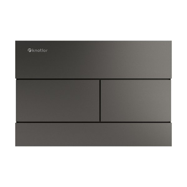 Клавиша смыва Knotlor BIS103GM, вороненая сталь