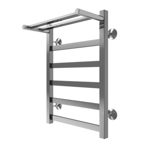 Полотенцесушитель водяной с полкой Terminus Ното П6 40х60, хром