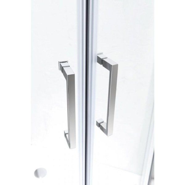 Душевой уголок Cezares Molveno MOLVENO-R-2-90-P-Cr 90 рифленое стекло, хром