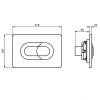 Кнопка смыва Ideal Standard Prosys Solea R0133JG хром матовый