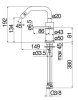 Смеситель для раковины Nobili Velis VE125119/3CR Chrome