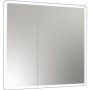 Зеркало-шкаф MIXLINE "Сканди" 800*800 (ШВ) 2 створки, универсал.,сенсорный выкл.,светодиодная подсв. (553164)