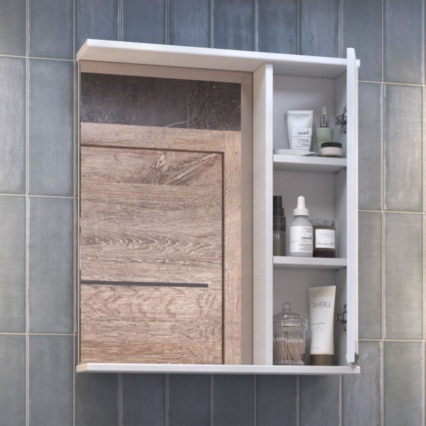 Шкаф VIGO навесной с зеркалом Callao 600 (правый) (z.CAL.60.R)