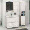 Шкаф-колонна COMFORTY "Верона-35-Н" дуб белый