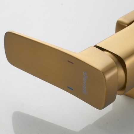 Смеситель для ванны однорычажный  Shevanik S9952G, Золотой сатин