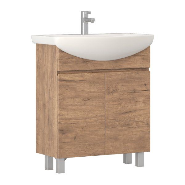 Тумба VIGO Wing под раковину Wing 700-2-0 (Балтика) дуб золотой (tn.WIN.BAL.70.2D дуб золотой)