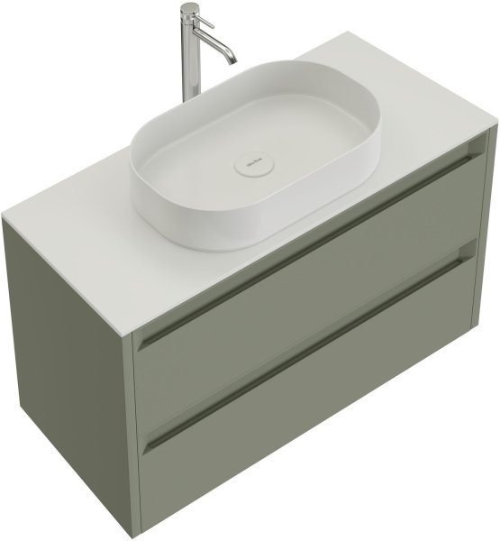Тумба под раковину Allen Brau Fantasy 120 1.11005.CGM 2.0 олива матовый