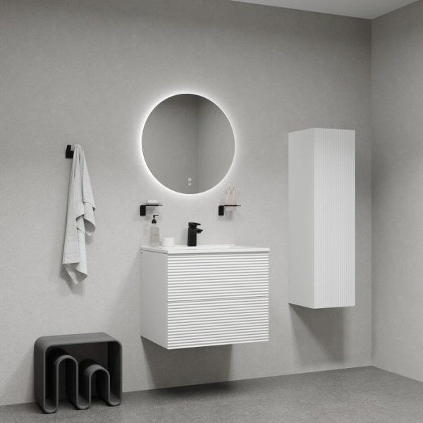 Тумба с умывальником подвесная IDDIS Bild 80 см, белый (BIOTL8AU0WIV0iQY95UXK)