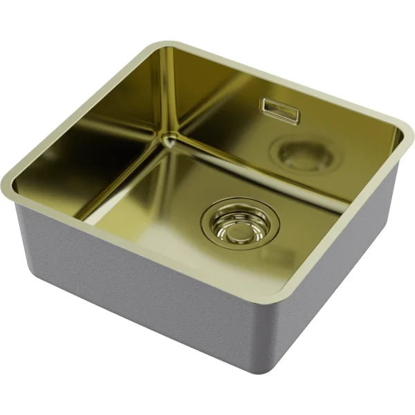 Кухонная мойка Omoikiri Omi 43-U/Ultra-LG 4997412 43x41,5 см, светлое золото