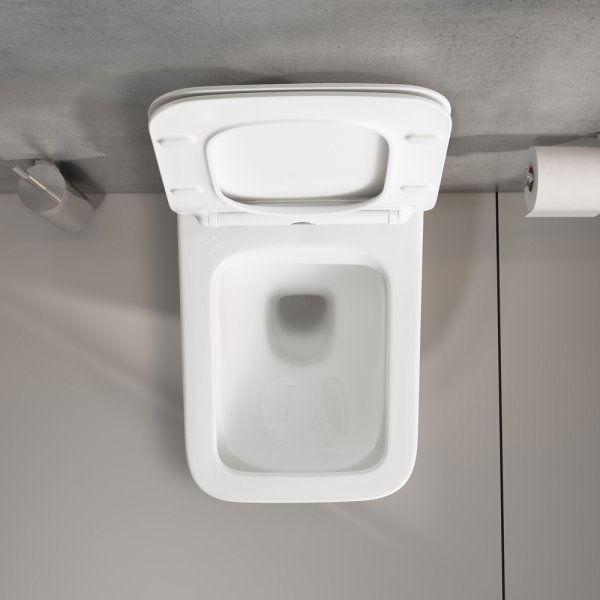 Унитаз подвесной WesnaArt KUBUS 205-KUB13, белый