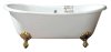 Чугунная ванна Devon&Devon Admiral 2MRADMIRALOTDD+IMBDEVON ножки золото