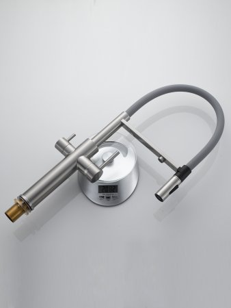 Смеситель для кухни Shevanik S478L, Сатин