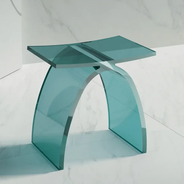 Стульчик для ванной Abber Kristall AT1739Aquamarin