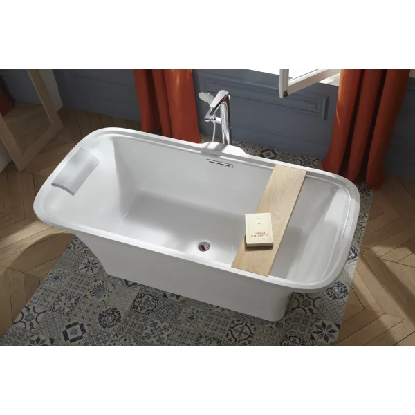 Ванна из литьевого мрамора Jacob Delafon Elite E6D364RU-00 180x85 см, отдельностоящая, белый